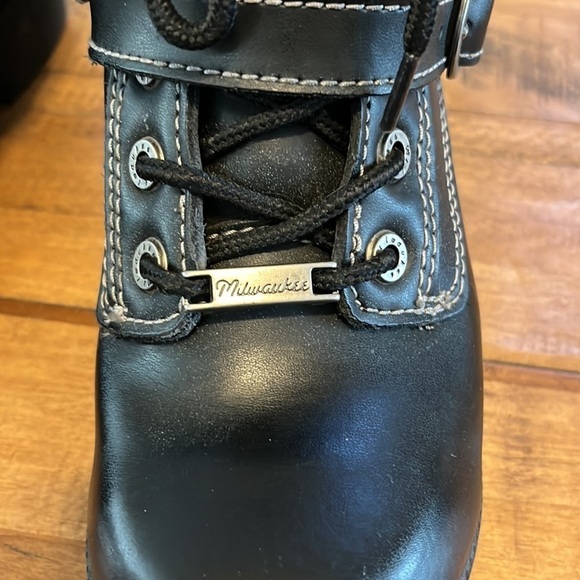 MILWAUKEE Pargon motorcycle boots, size 6c, in good condition - Picture 8 of 10